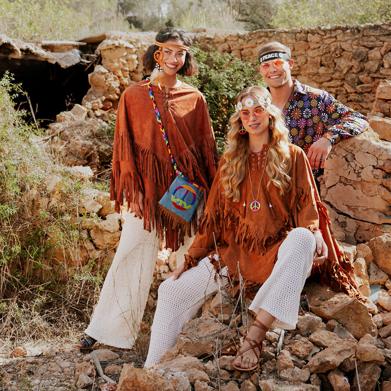 Op deze afbeelding zie je een Accessoires, van het merk Boland. Accessoire Set Hippie Freedom And Peace