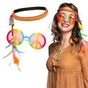 Op deze afbeelding zie je een Accessoires, van het merk Boland. Accessoire Set Hippie Bohemian Peacelover