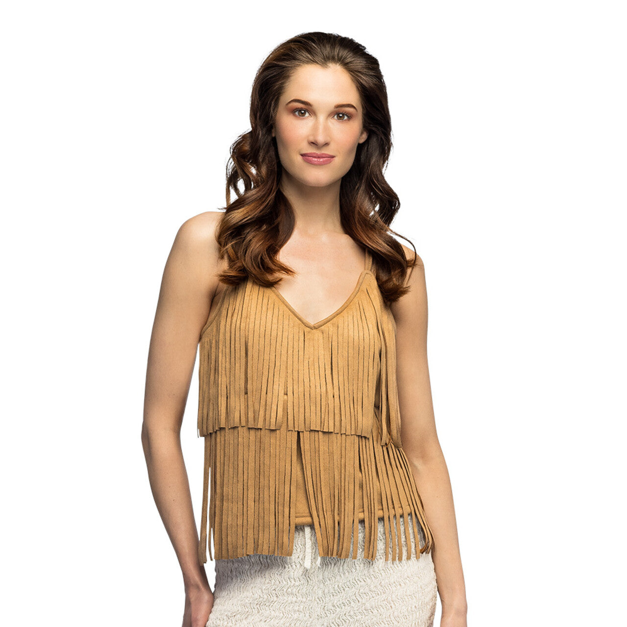 Op deze afbeelding zie je een Kostuums, van het merk Boland. Top Boho (M / L) Vrouw Kostuum