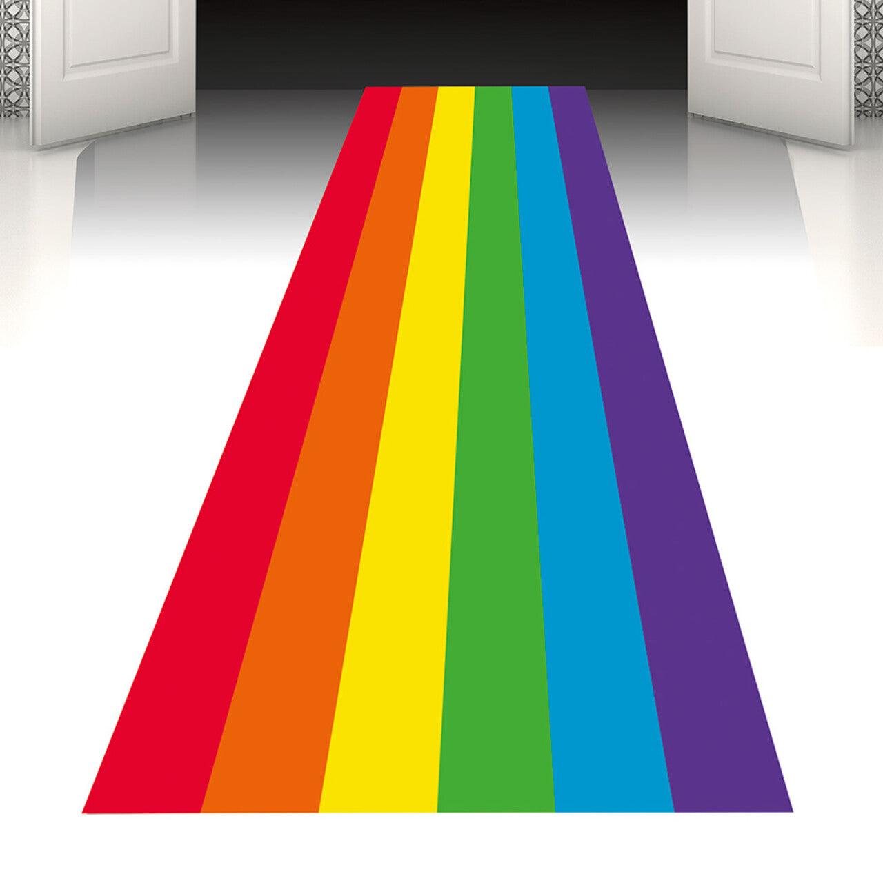 Op deze afbeelding zie je een Decoratie, van het merk Boland. Feestelijke Regenboog Loper