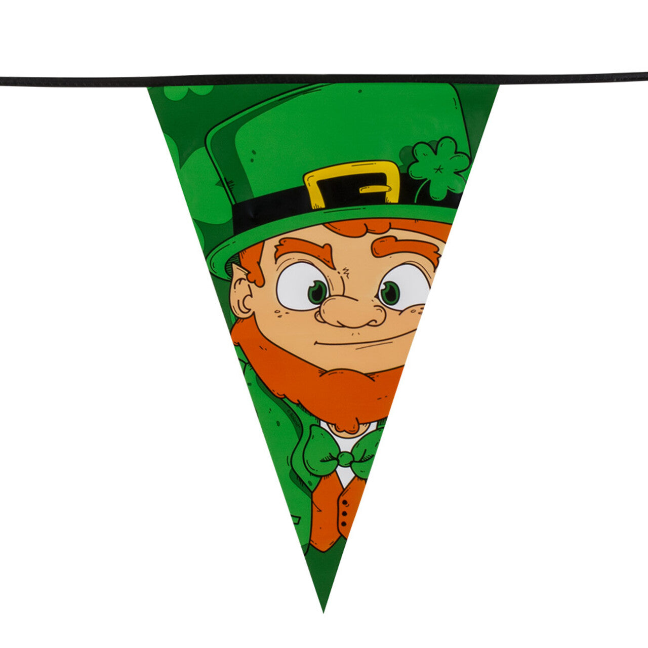 Op deze afbeelding zie je een Decoratie, van het merk Boland. Vlaggenlijn Met Grote Vlaggen St. Patricks Day
