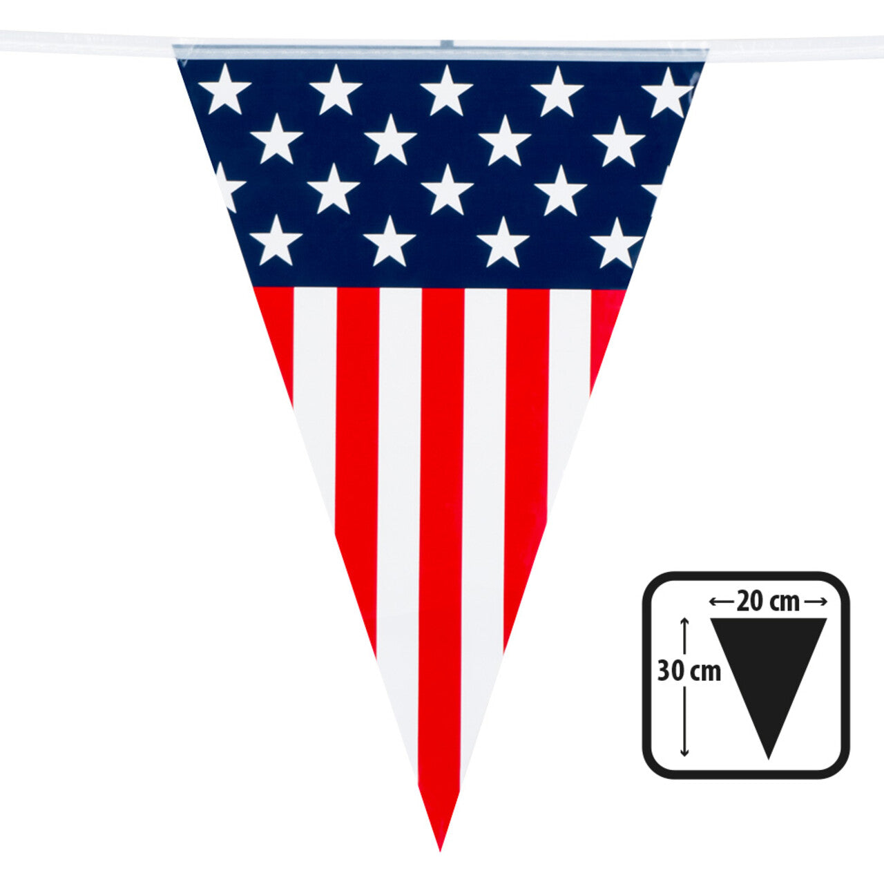 Op deze afbeelding zie je een Decoratie, van het merk Boland. Vlaggenlijn USA