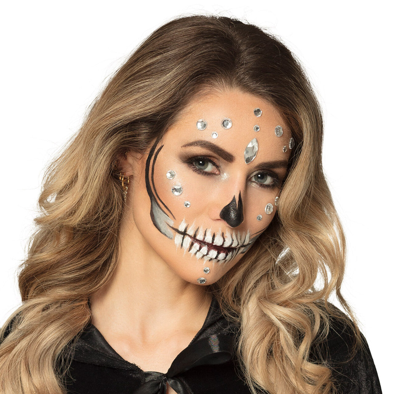 Op deze afbeelding zie je een Accessoires, van het merk Boland. Make-Up Kit Elegante Diamantenschedel