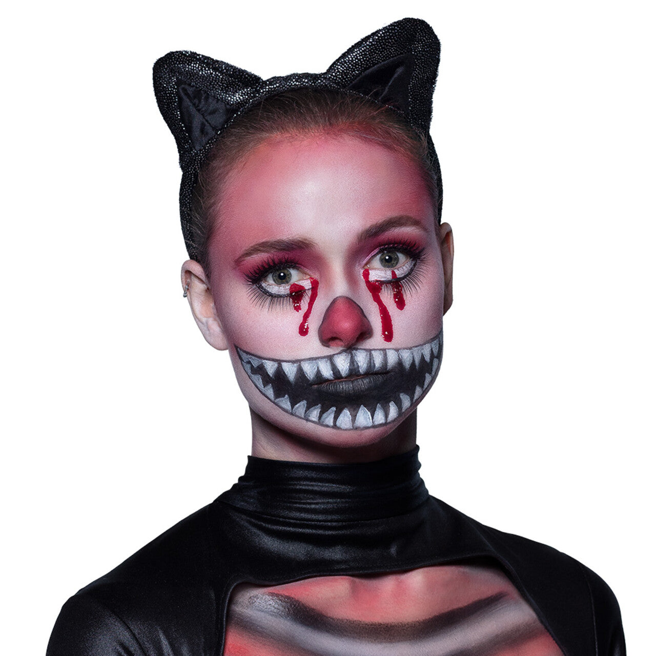 Op deze afbeelding zie je een Accessoires, van het merk Boland. Make-Up Kit Crazy Cat Halloween