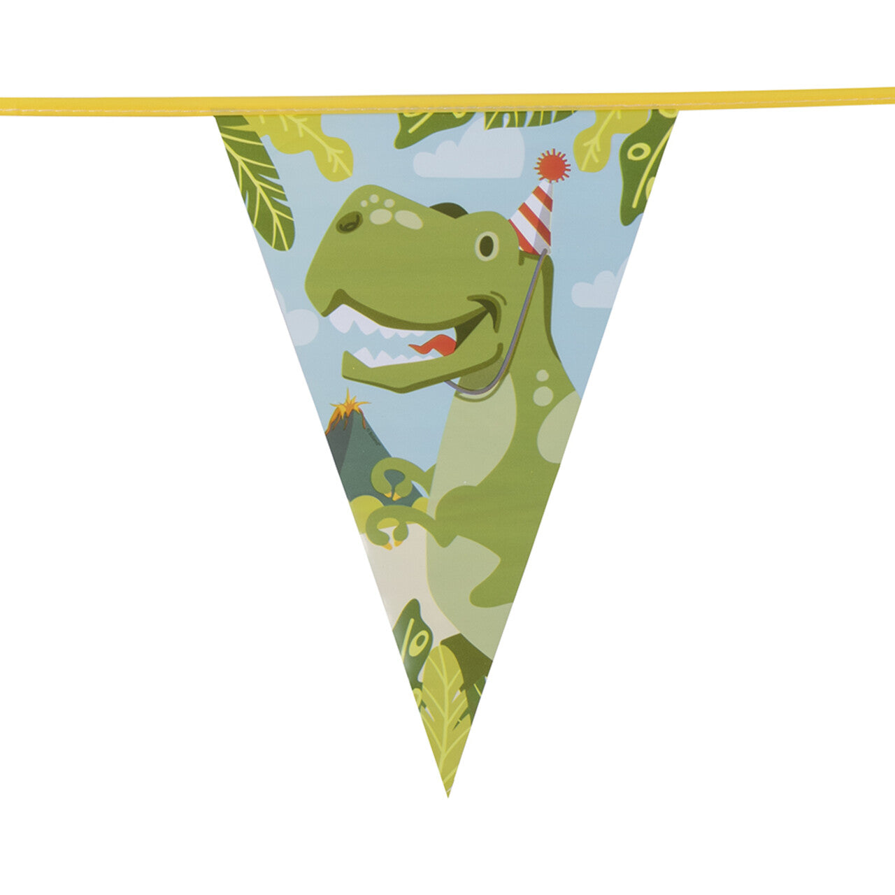 Op deze afbeelding zie je een Decoratie, van het merk Boland. Vlaggenlijn Happy Dino Party