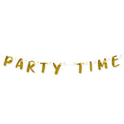 Op deze afbeelding zie je een Decoratie, van het merk Boland. Kartonnen Letterslinger Golden Party Time