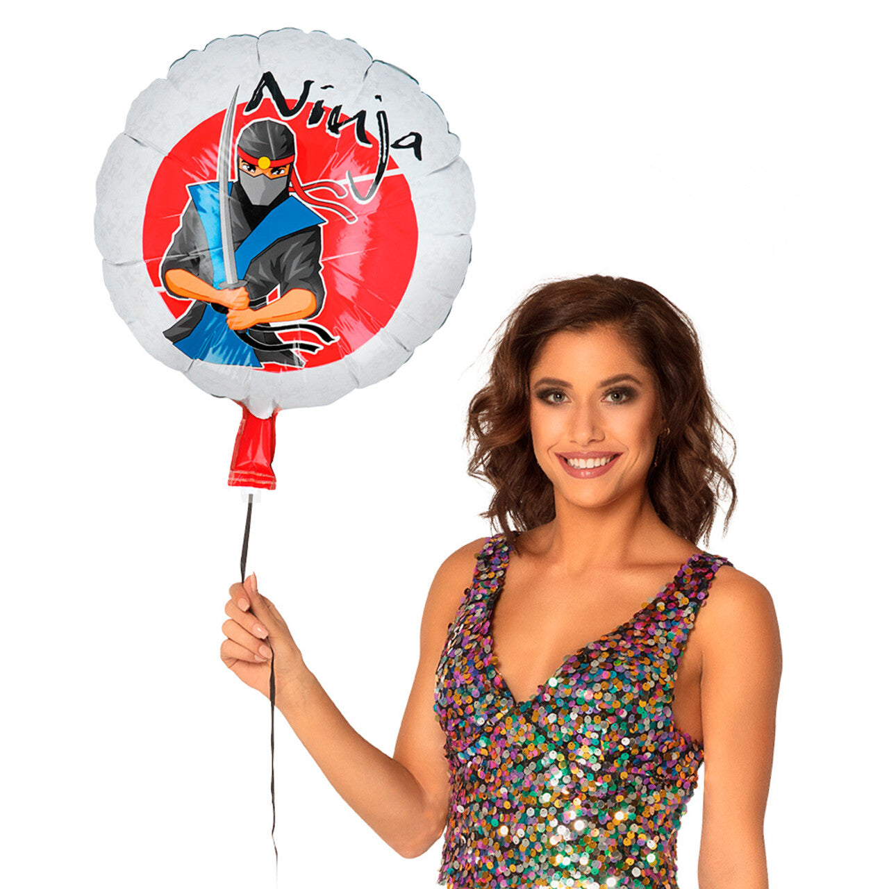 Op deze afbeelding zie je een Decoratie, van het merk Boland. Folieballon Ninja Party