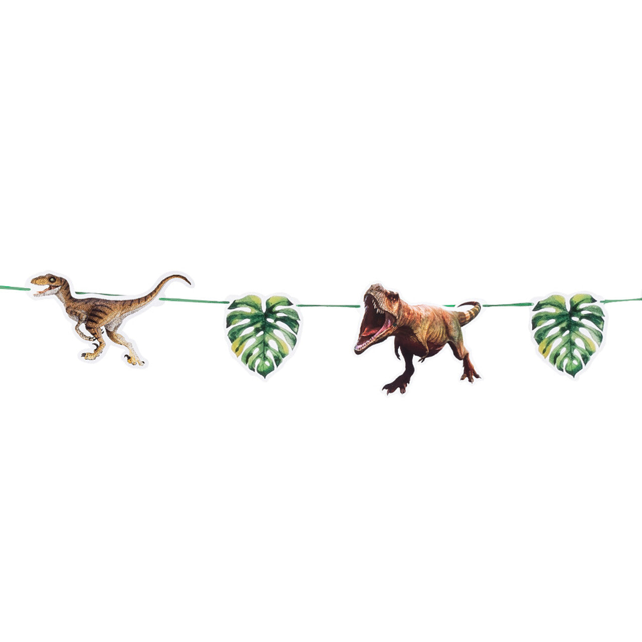 Op deze afbeelding zie je een Decoratie, van het merk Boland. Kartonnen Slinger T-Rex Dino Party