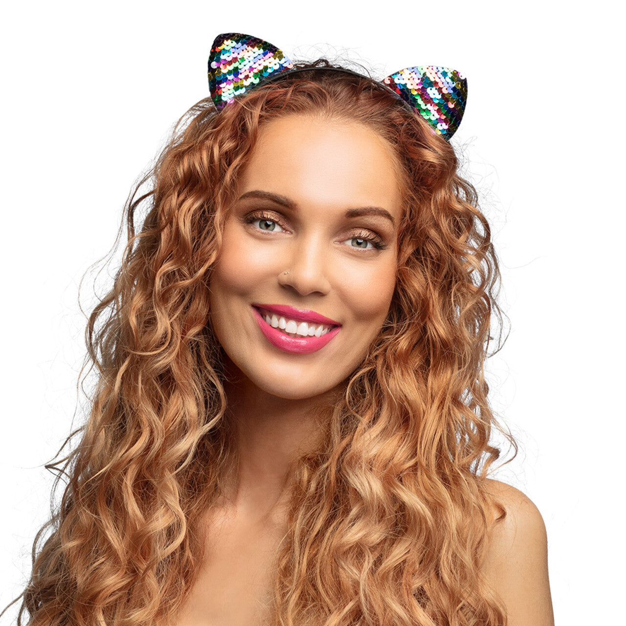 Op deze afbeelding zie je een Accessoires, van het merk Boland. Katje Bling Diadeem Met Oren
