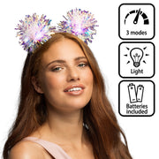 Op deze afbeelding zie je een Accessoires, van het merk Boland. Haarband Met Licht Sparkling Pompons