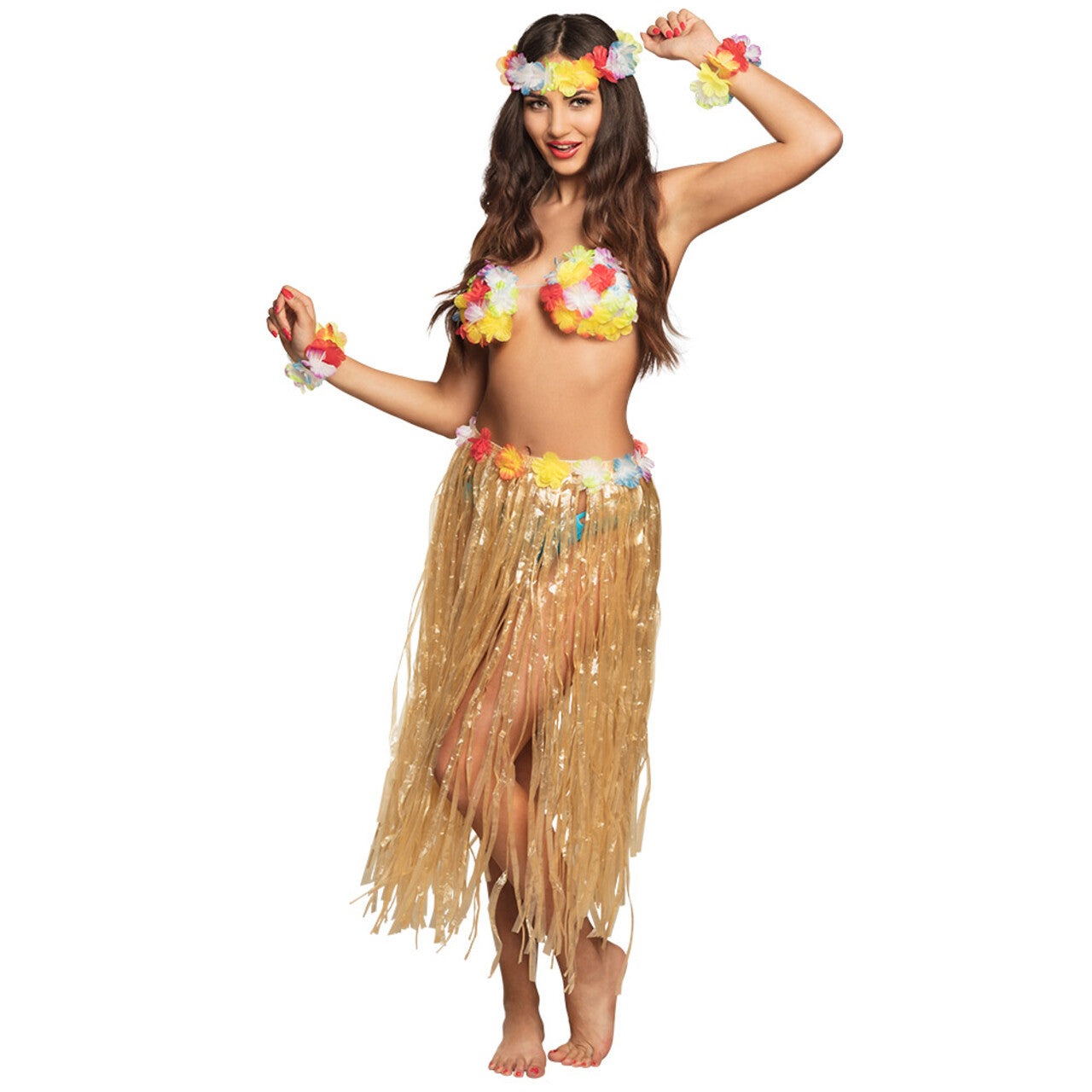 Op deze afbeelding zie je een Kostuums, van het merk Boland. Hawaï Paradise Beach Vrouw Kostuum