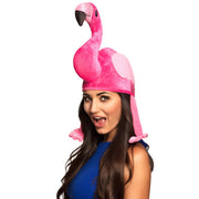 Op deze afbeelding zie je een Accessoires, van het merk Boland. Grappige Hoed Flamingo