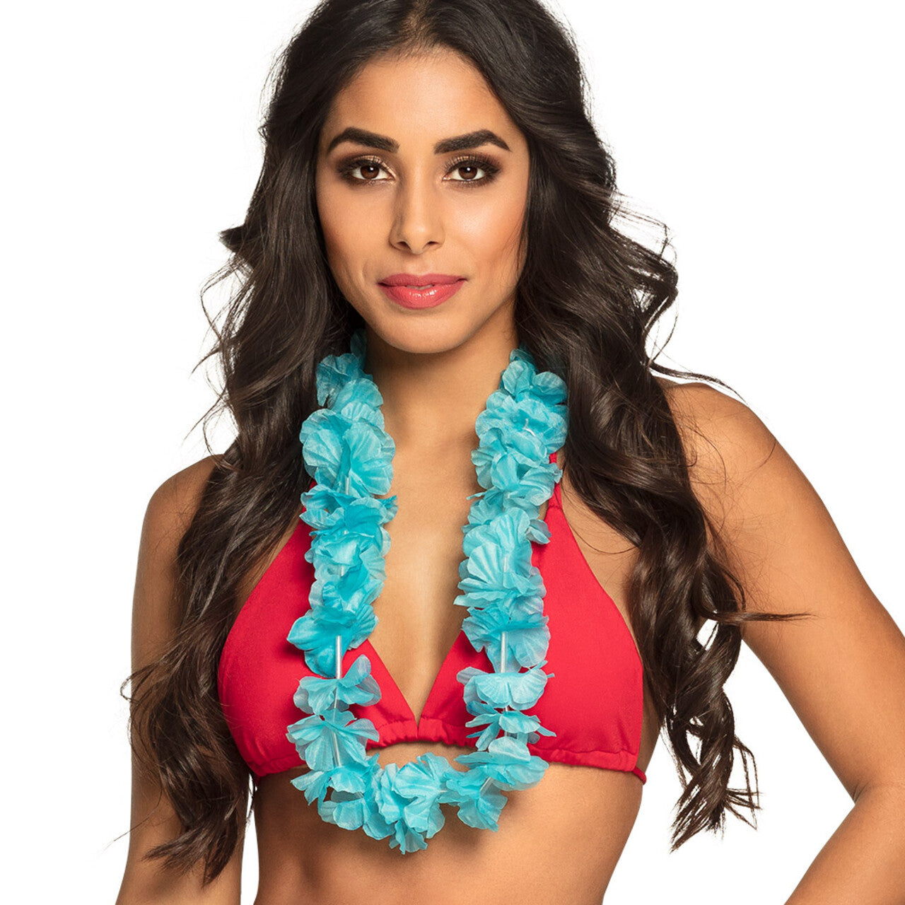 Op deze afbeelding zie je een Accessoires, van het merk Boland. Hawaïkrans Tihana Turquoise