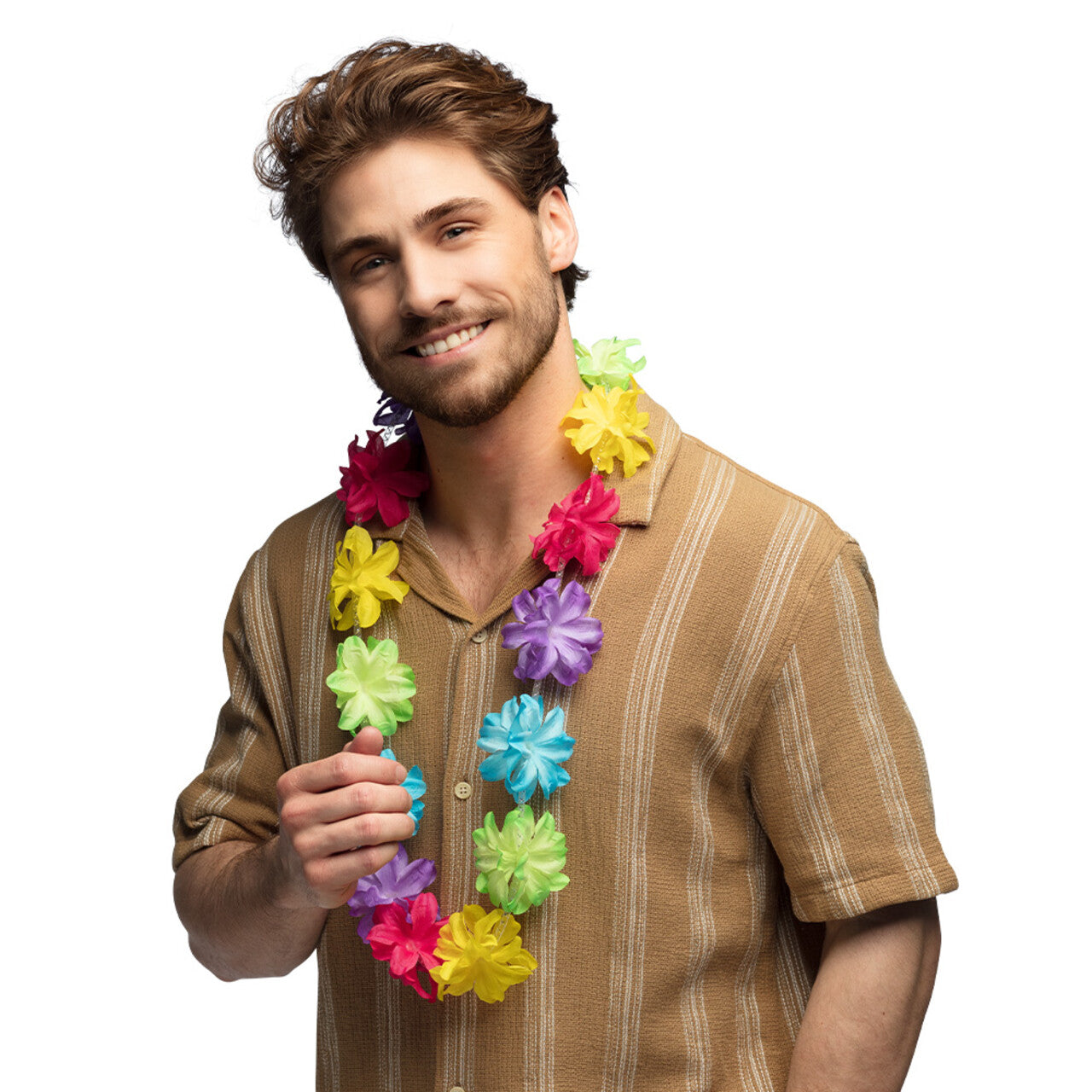 Op deze afbeelding zie je een Accessoires, van het merk Boland. Hawaii Krans Aloha Flower Multikleur