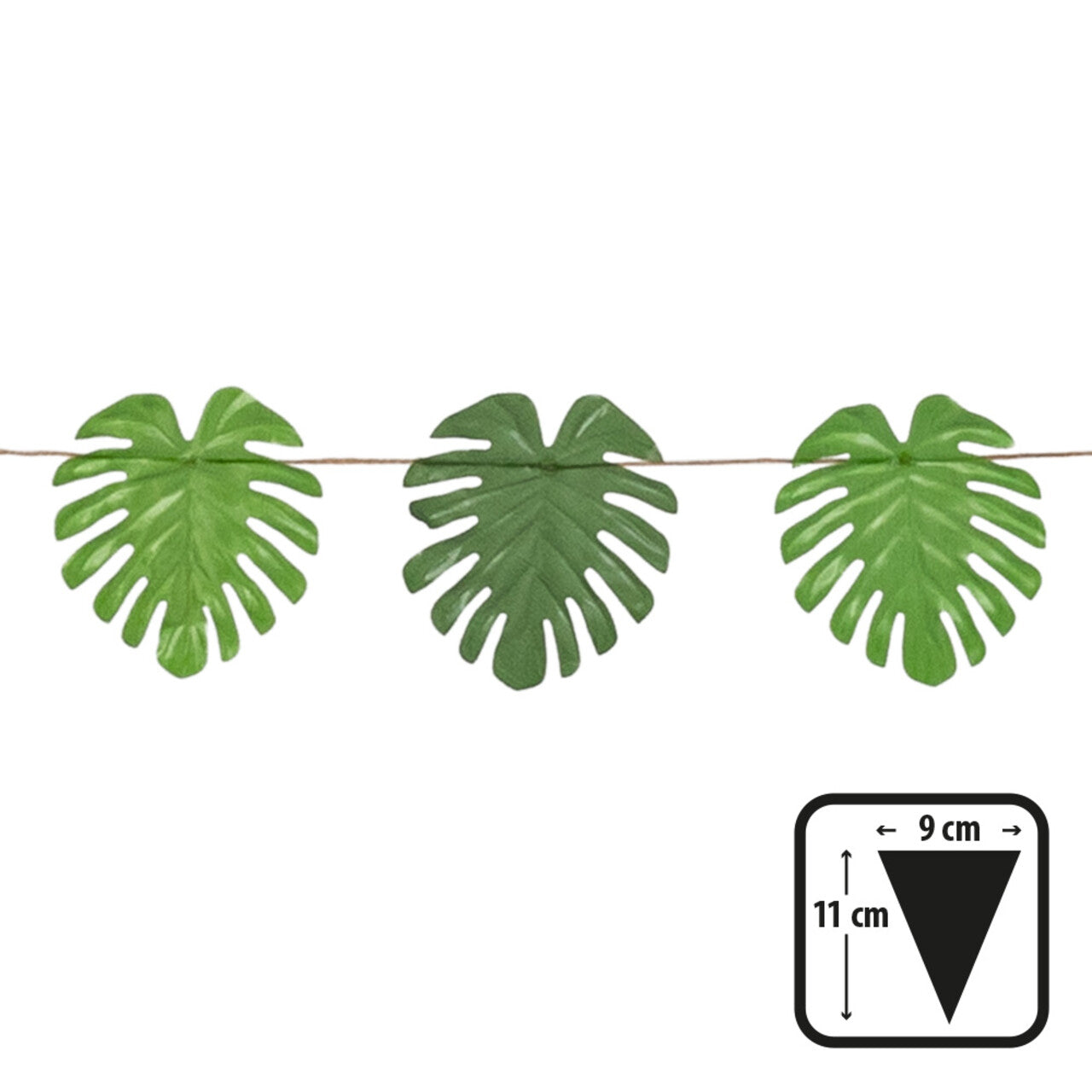 Op deze afbeelding zie je een Decoratie, van het merk Boland. Slinger Tropical Palm Leaves