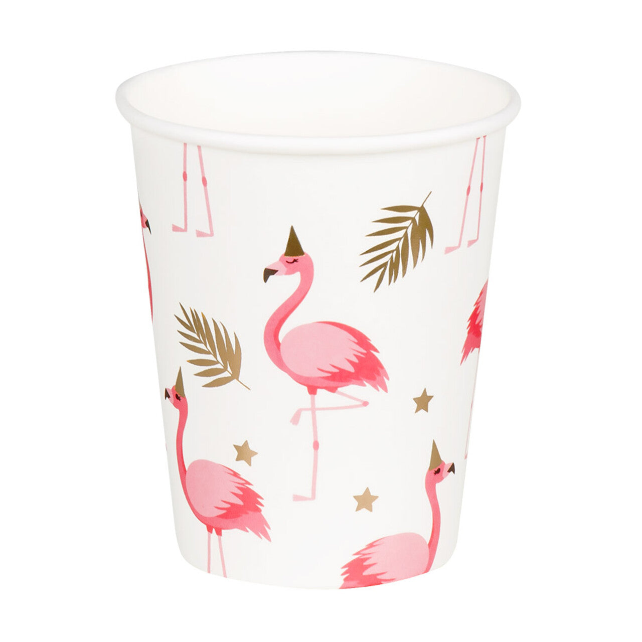 Op deze afbeelding zie je een Decoratie, van het merk Boland. Flamingo Party Bekers 10 Stuks
