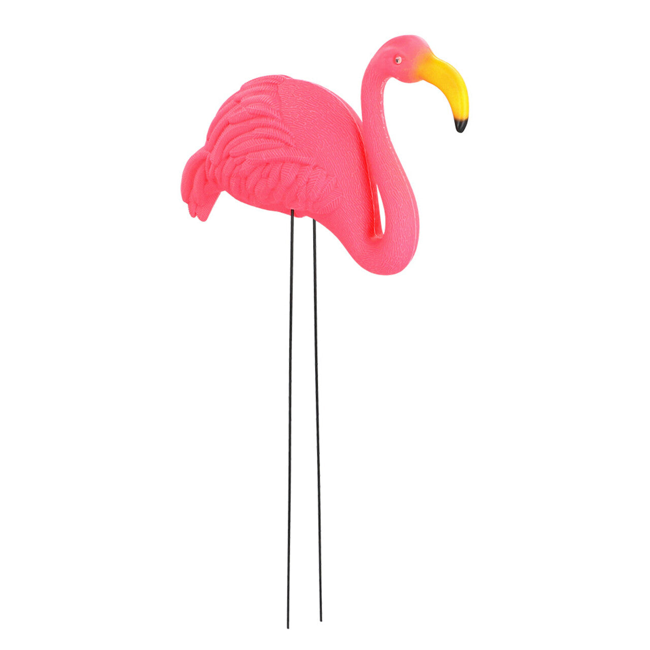 Op deze afbeelding zie je een Decoratie, van het merk Boland. Set 2 Tuindecoraties Flamingo