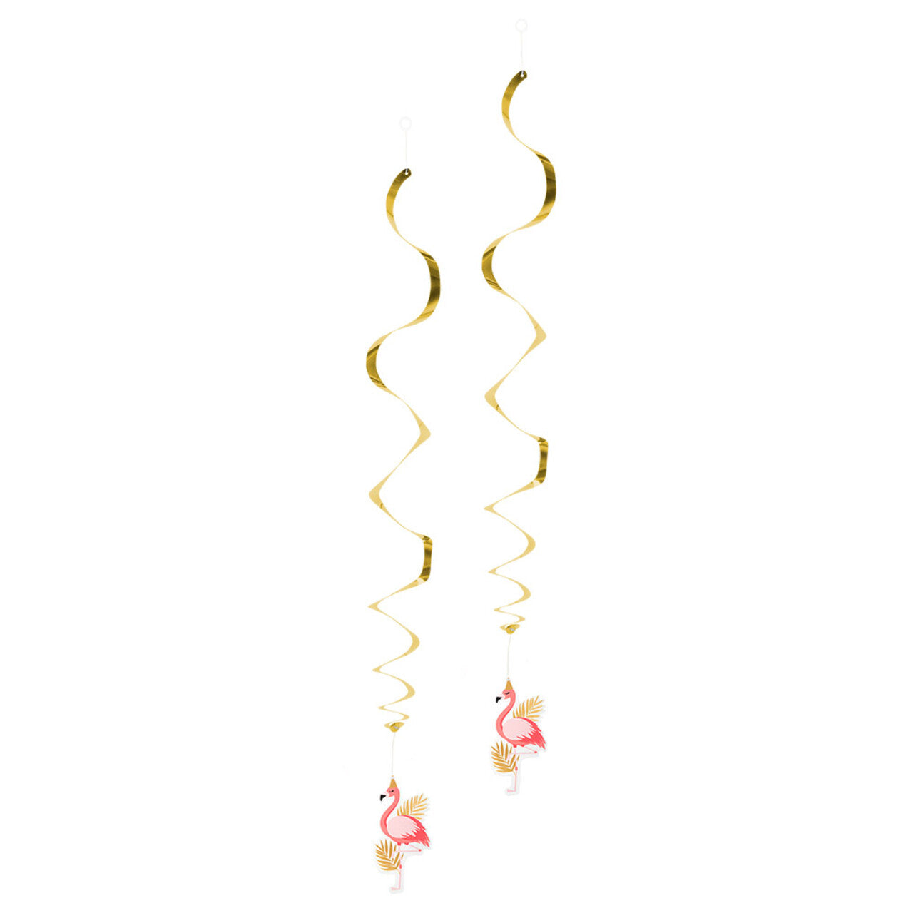 Op deze afbeelding zie je een Decoratie, van het merk Boland. Set 2 Decoratie Slingers Flamingo Party