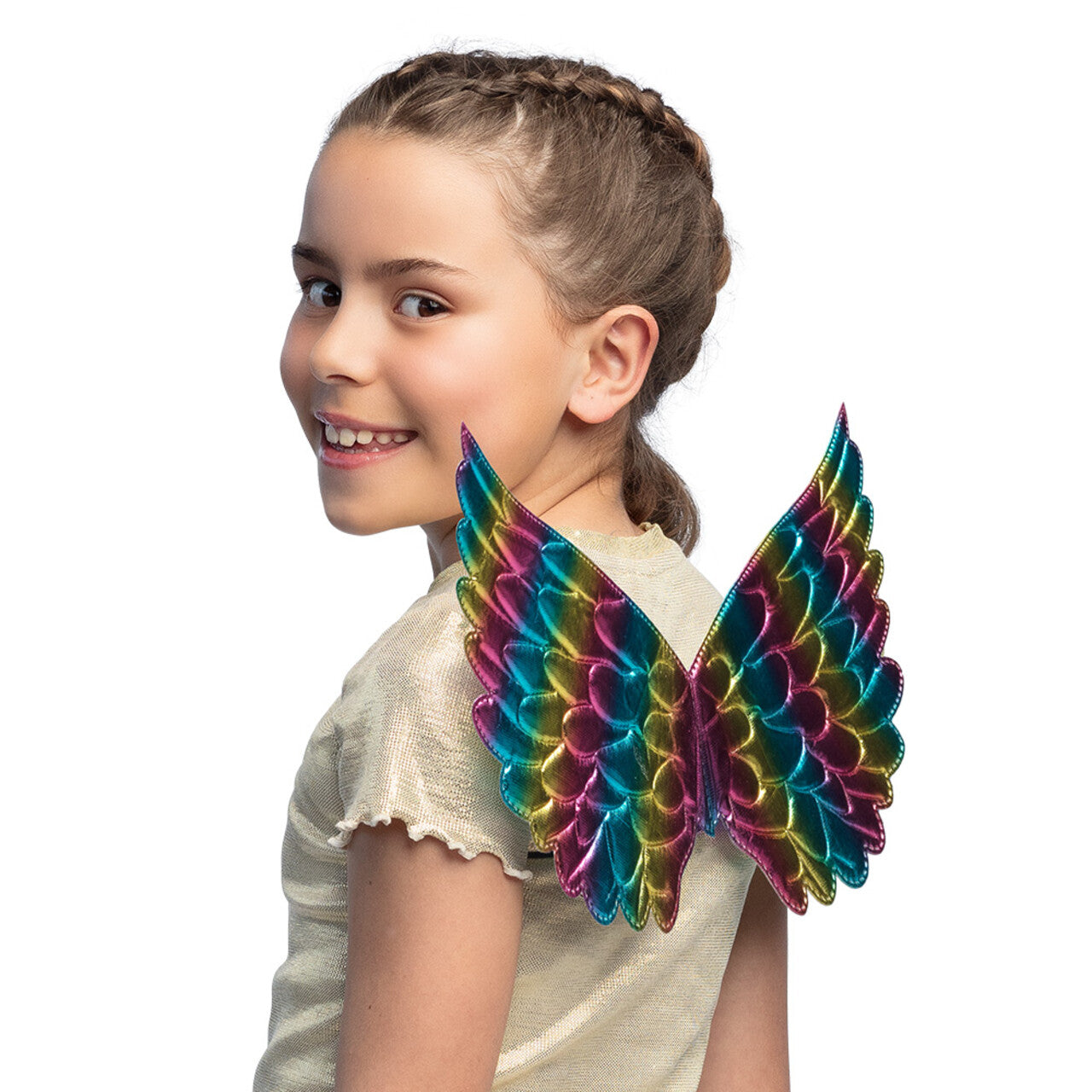 Op deze afbeelding zie je een Accessoires, van het merk Boland. Engelenvleugels Aurora Regenboog