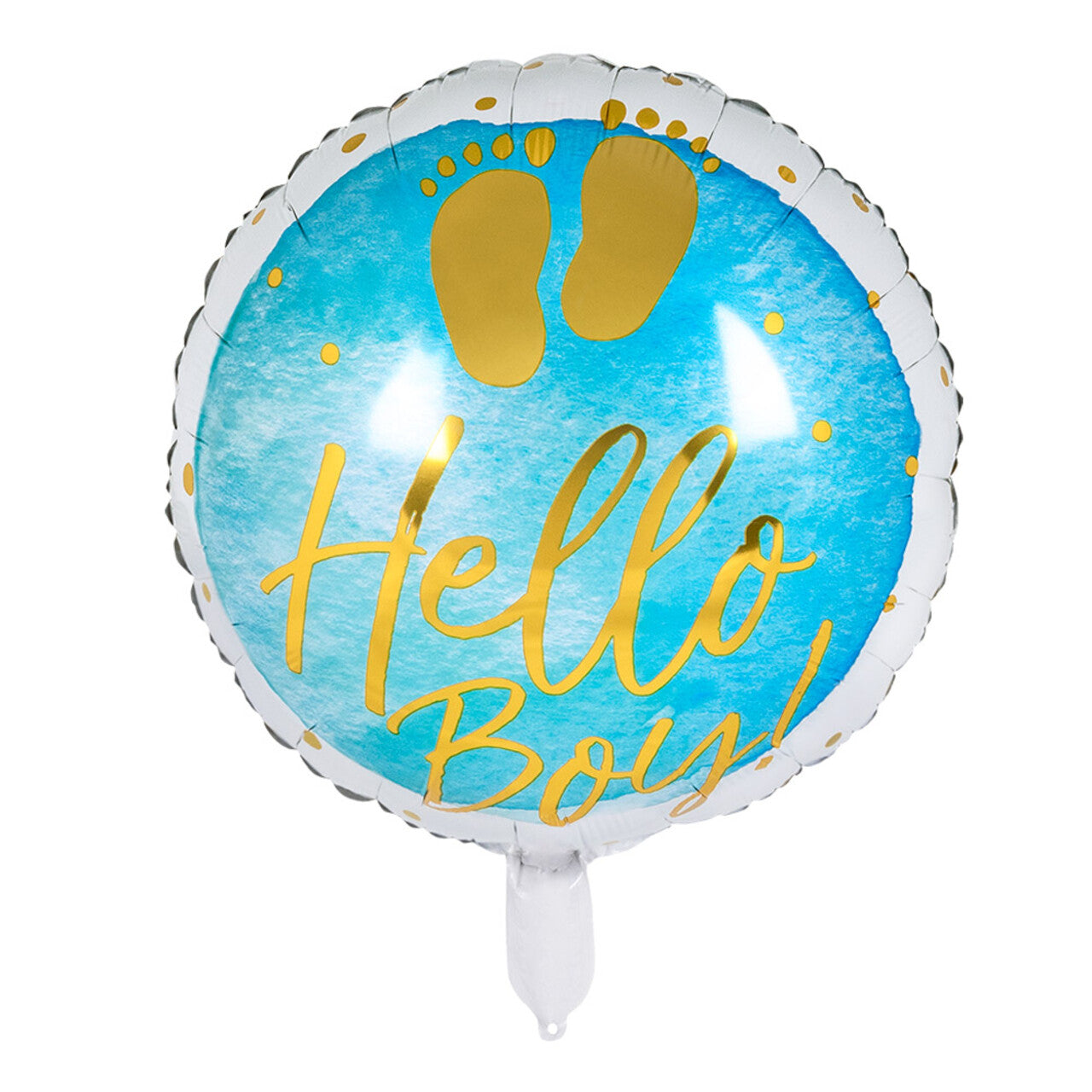 Op deze afbeelding zie je een Decoratie, van het merk Boland. Folieballon Hello Boy!