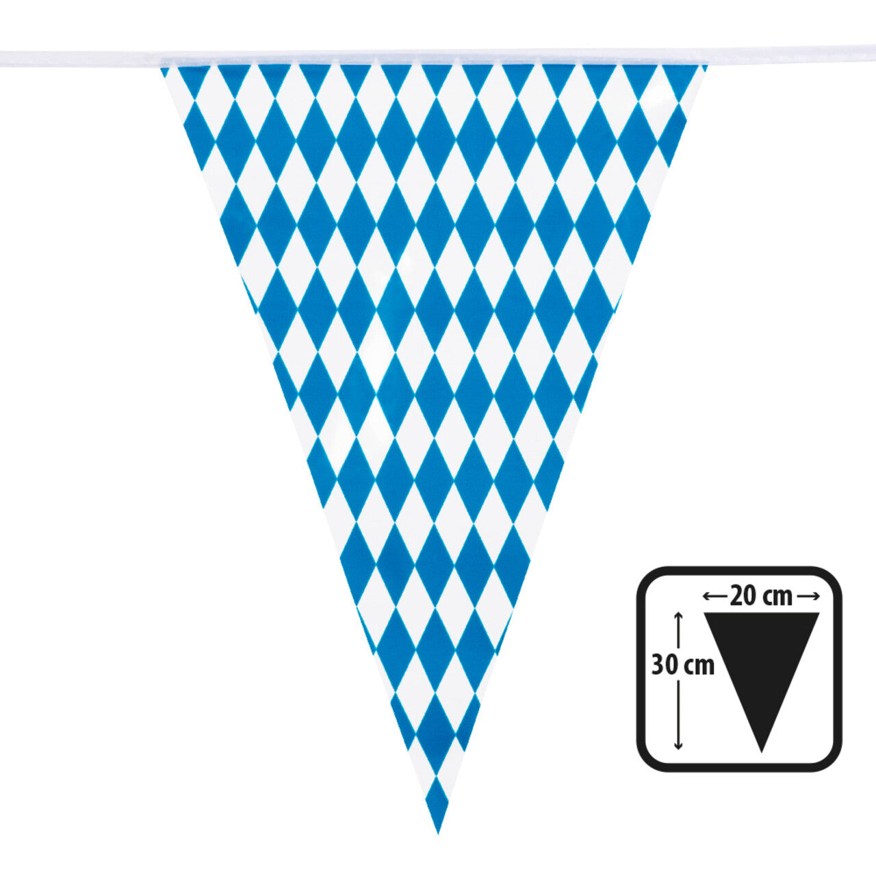 Op deze afbeelding zie je een Decoratie, van het merk Boland. Vlaggenlijn Beiers Feestje In Oktober
