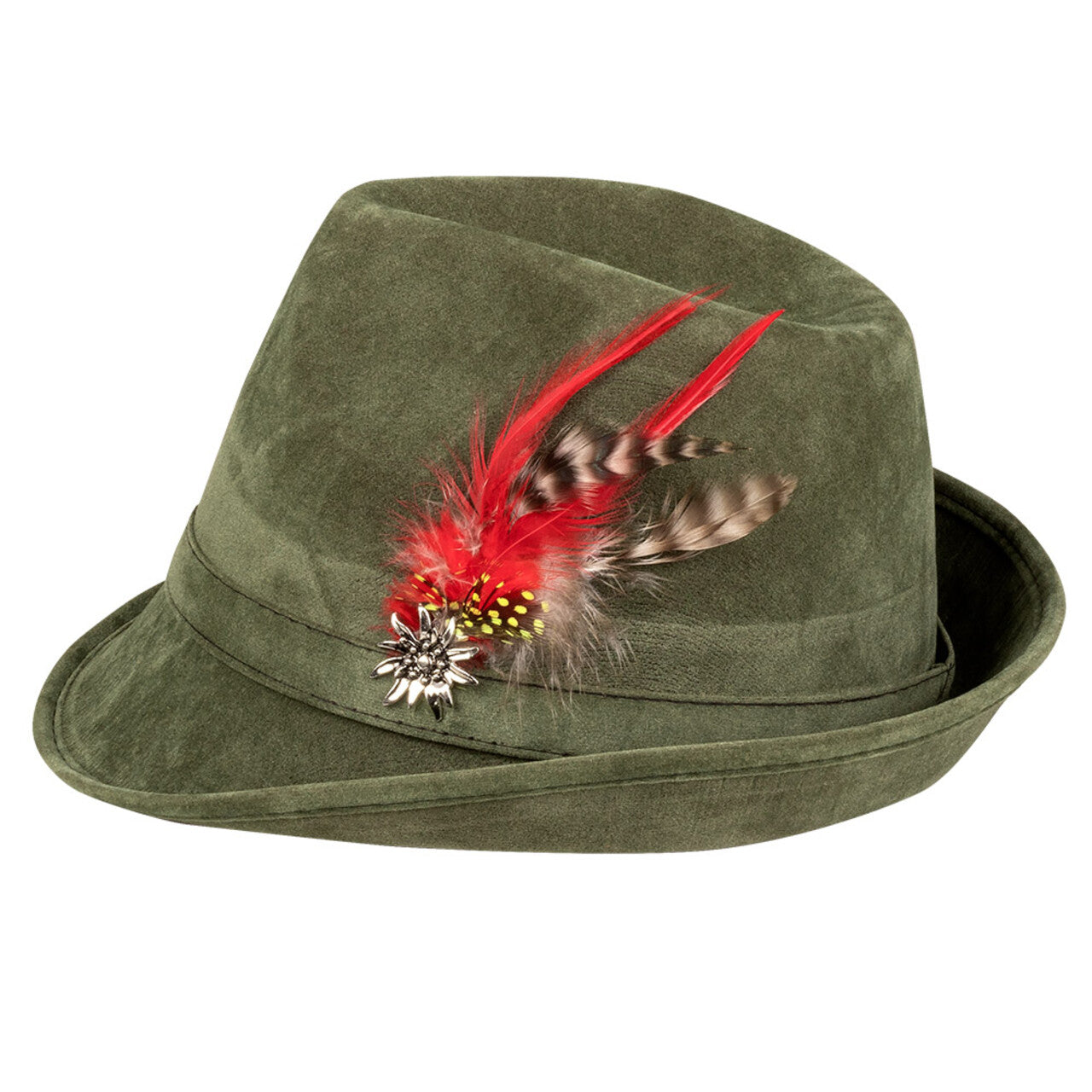 Op deze afbeelding zie je een Accessoires, van het merk Boland. Hoed Jachtmeister Groen