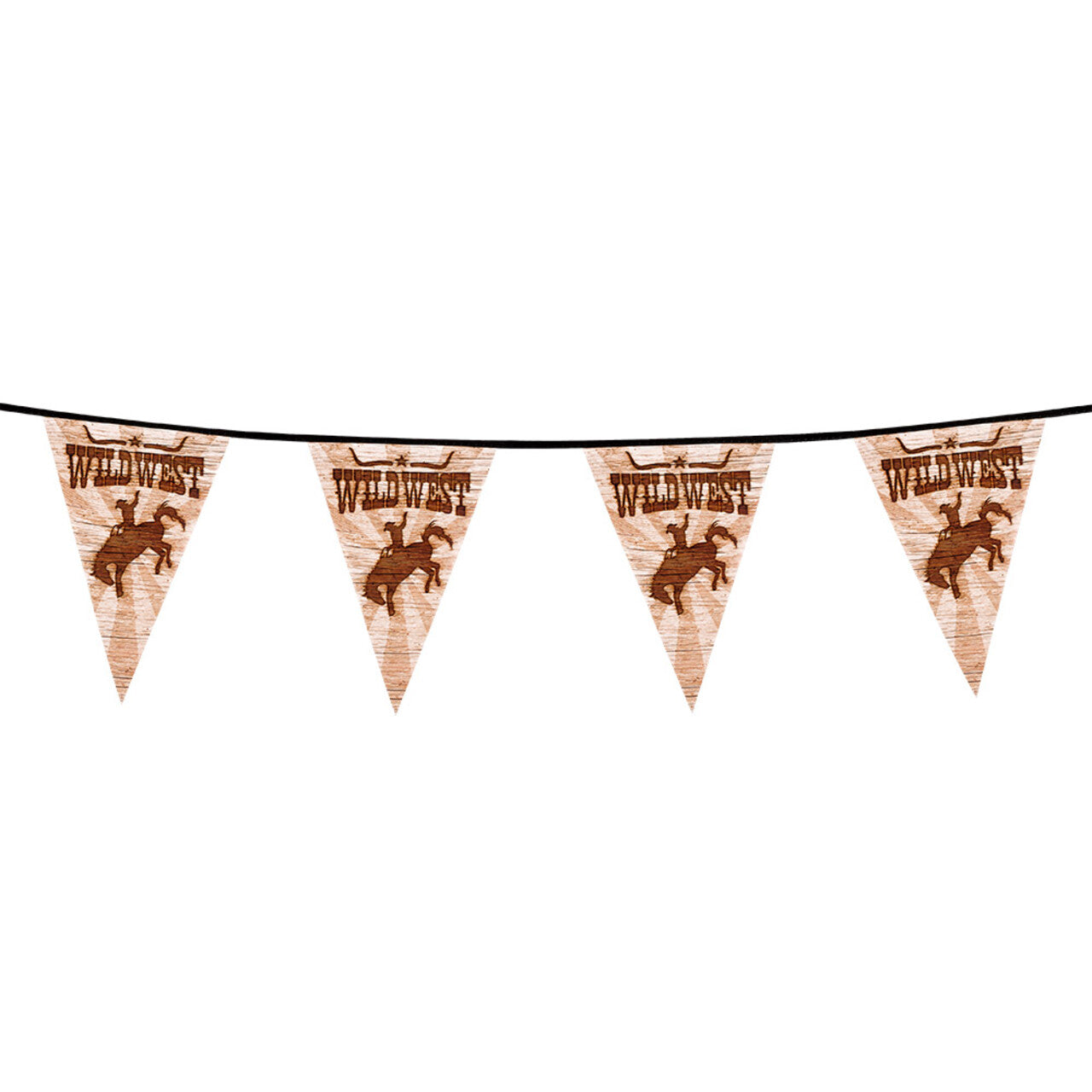 Op deze afbeelding zie je een Decoratie, van het merk Boland. Vlaggenlijn Wild West