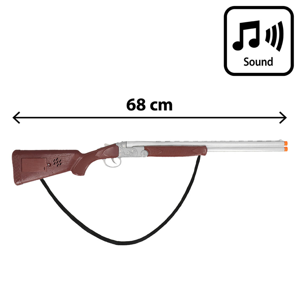 Op deze afbeelding zie je een Accessoires, van het merk Boland. Wild West Ranger Geweer 68 Cm