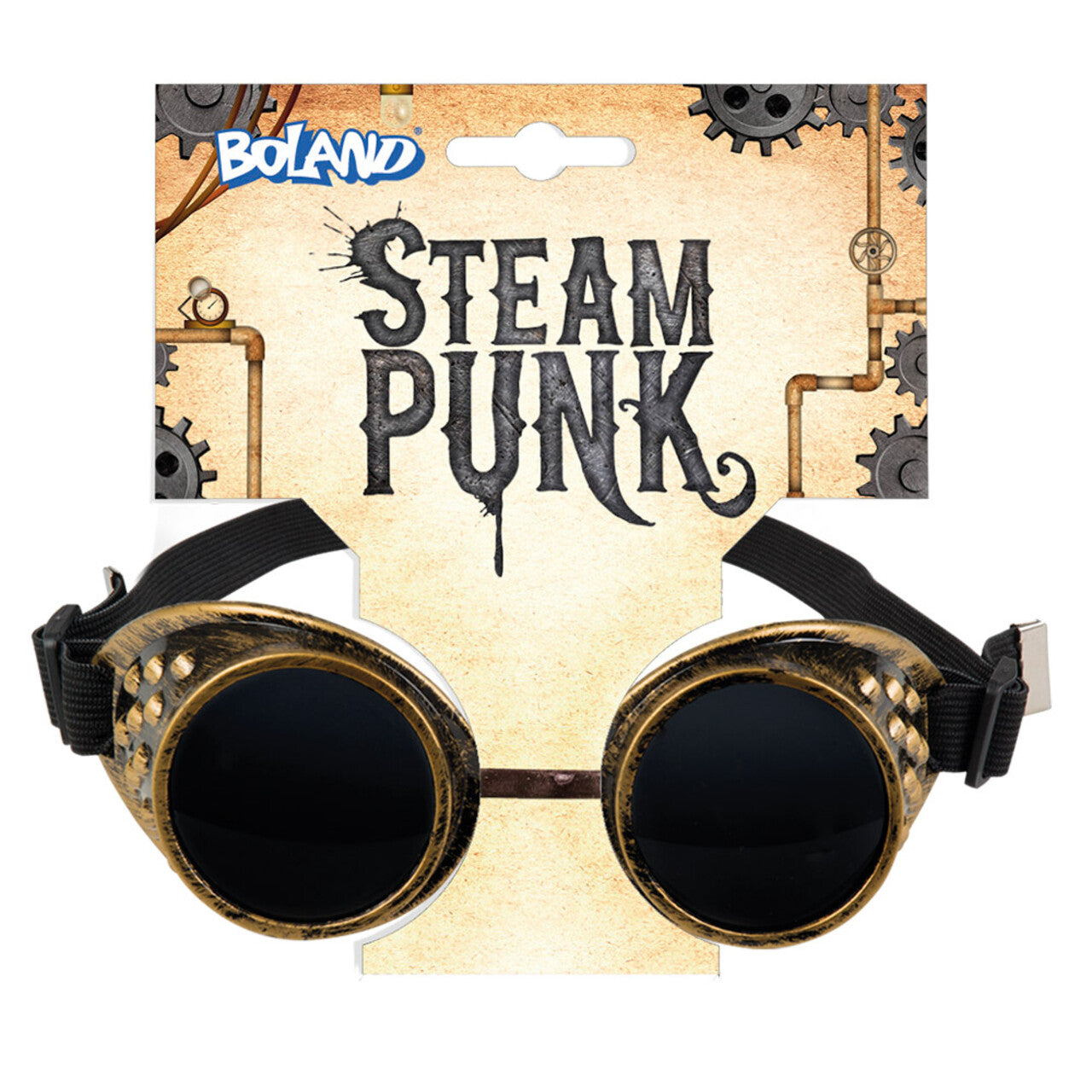 Op deze afbeelding zie je een Accessoires, van het merk Boland. Classic Steampunk Bril