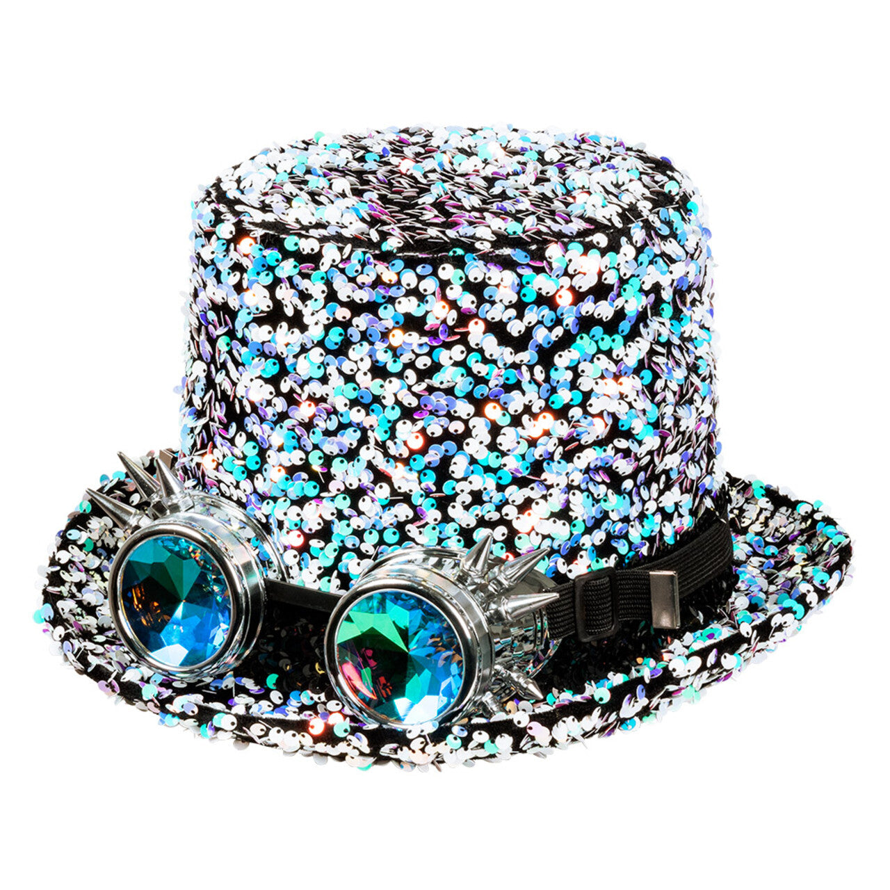Op deze afbeelding zie je een Accessoires, van het merk Boland. Pailletten Dream Partyhoed Met Bril