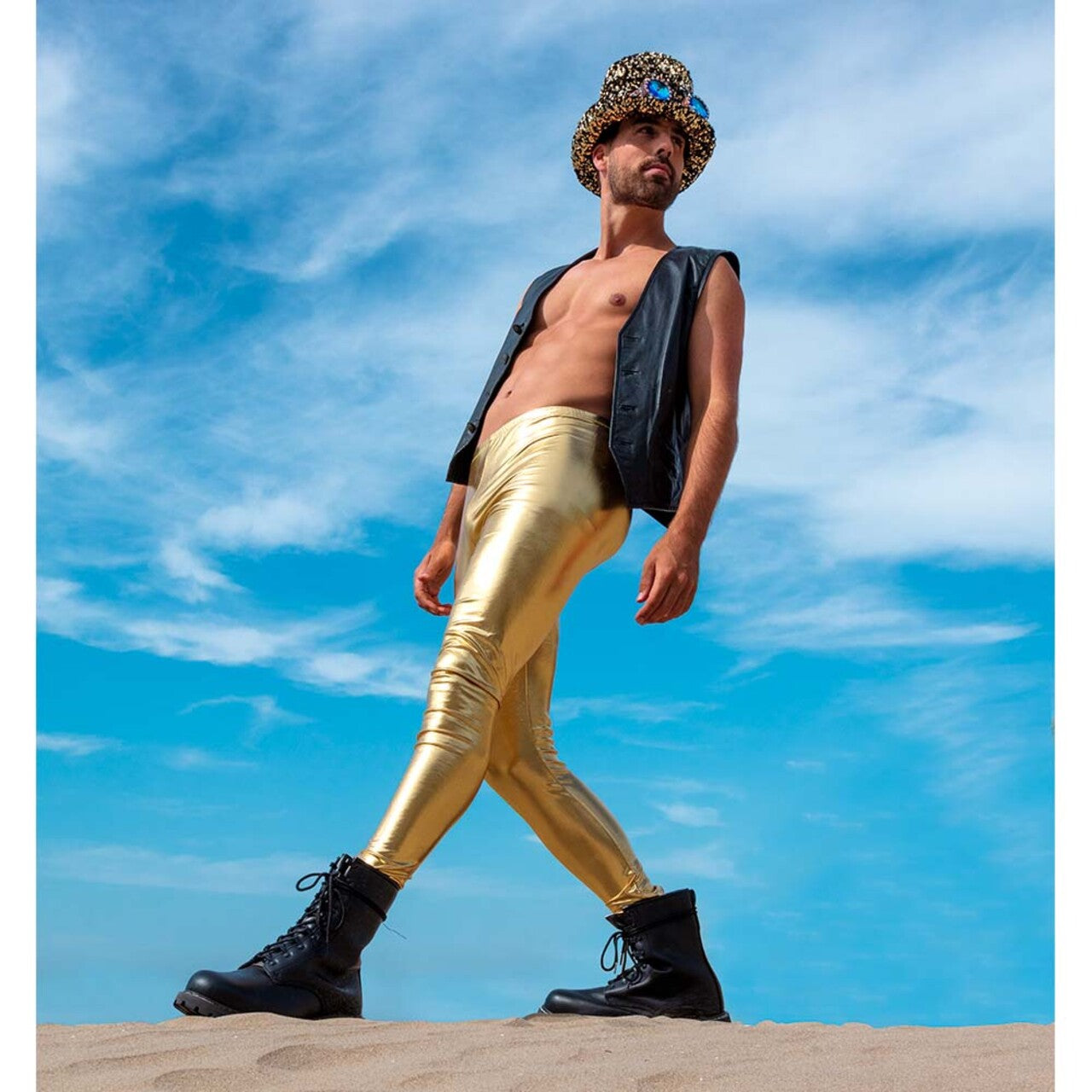 Op deze afbeelding zie je een Accessoires, van het merk Boland. Pailletten Dream Partyhoed Met Bril