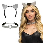 Op deze afbeelding zie je een Accessoires, van het merk Boland. Set Diamond Kitty Kat