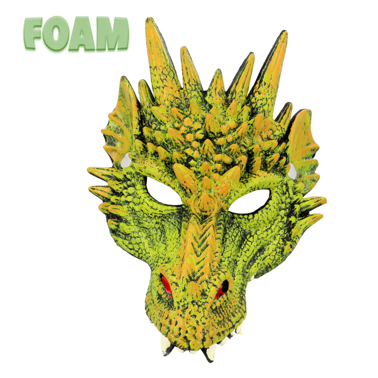 Op deze afbeelding zie je een Accessoires, van het merk Boland. Masker Dragon Fire