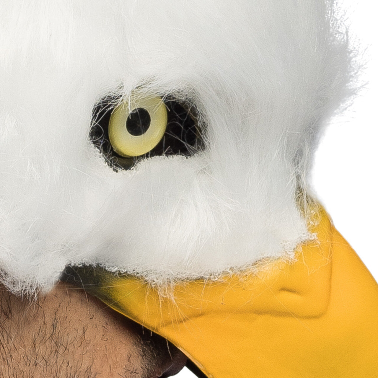 Op deze afbeelding zie je een Accessoires, van het merk Boland. Pluchen Halfmasker White Bird