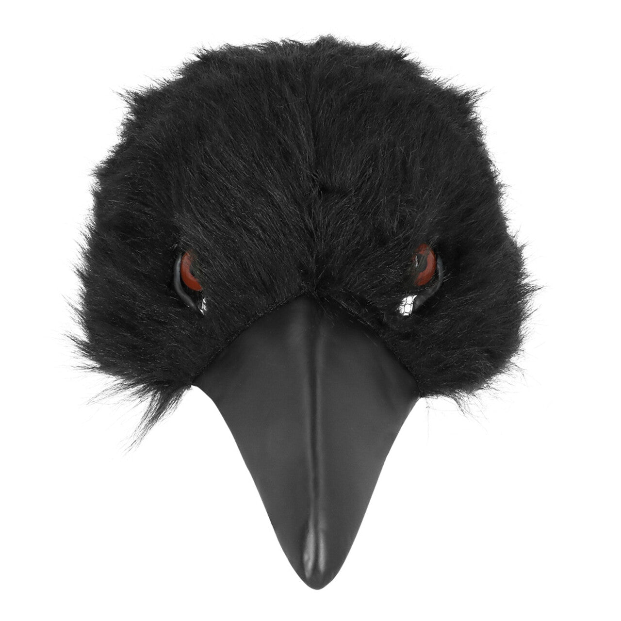 Op deze afbeelding zie je een Accessoires, van het merk Boland. Pluchen Halfmasker Kraai Cor Vus