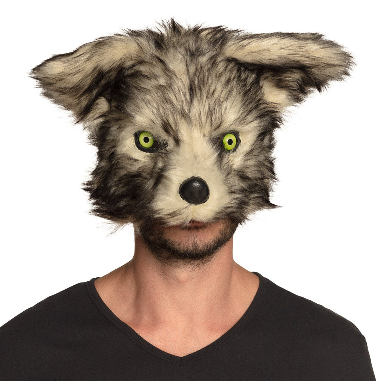 Op deze afbeelding zie je een Accessoires, van het merk Boland. Masker Bedreigde Wolf