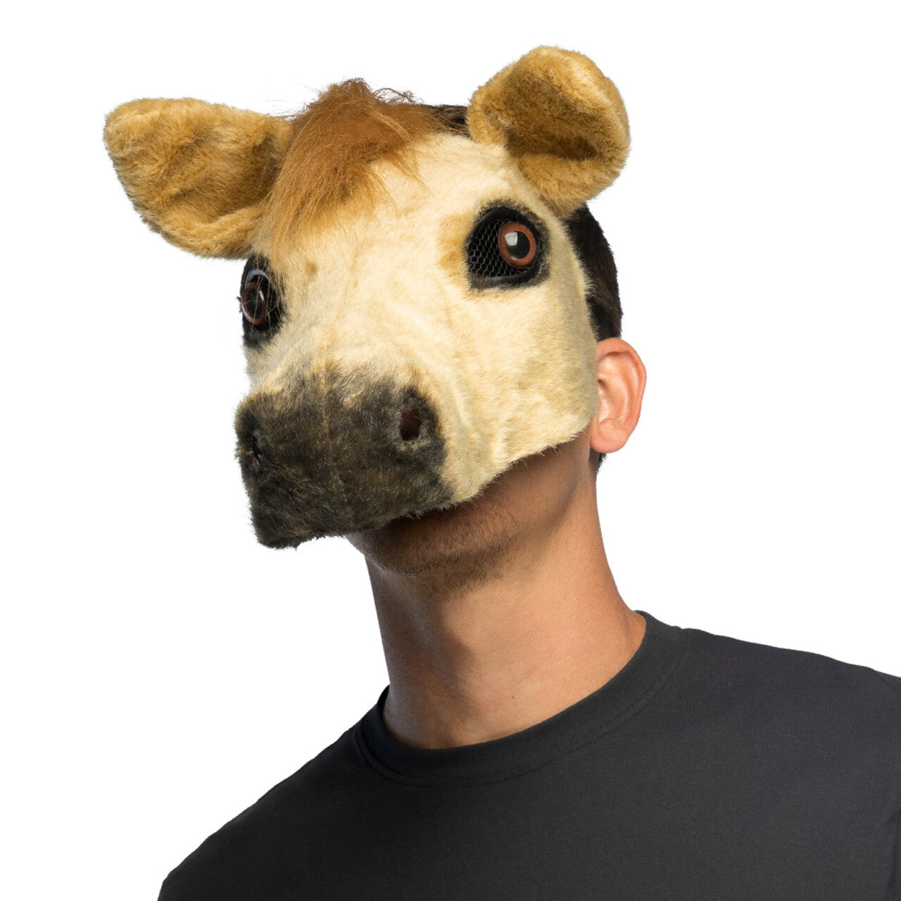Op deze afbeelding zie je een Accessoires, van het merk Boland. Pluchen Halfmasker Palomino Paard