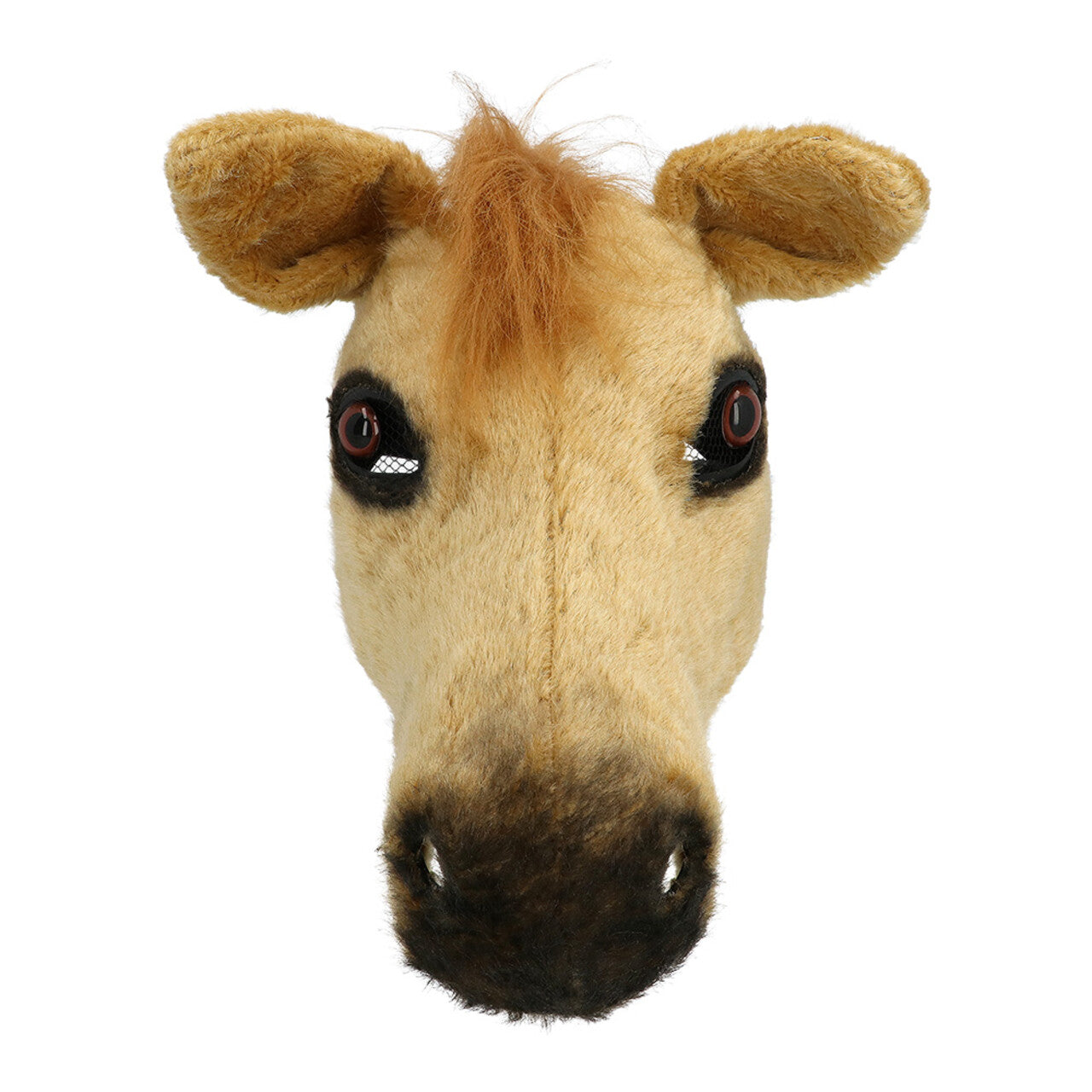 Op deze afbeelding zie je een Accessoires, van het merk Boland. Pluchen Halfmasker Palomino Paard