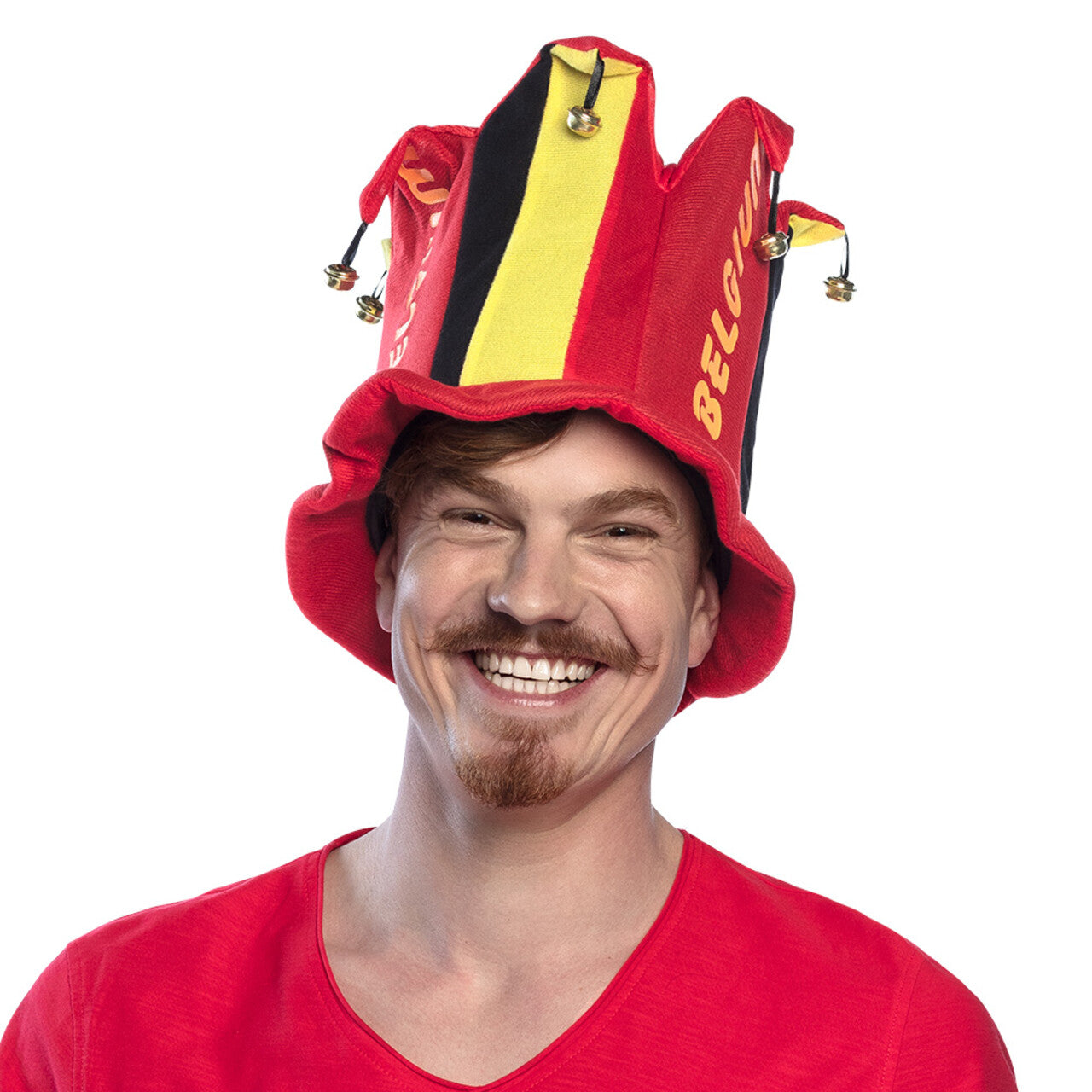 Op deze afbeelding zie je een Accessoires, van het merk Boland. Grappige Grote Nar Hoed Belgium