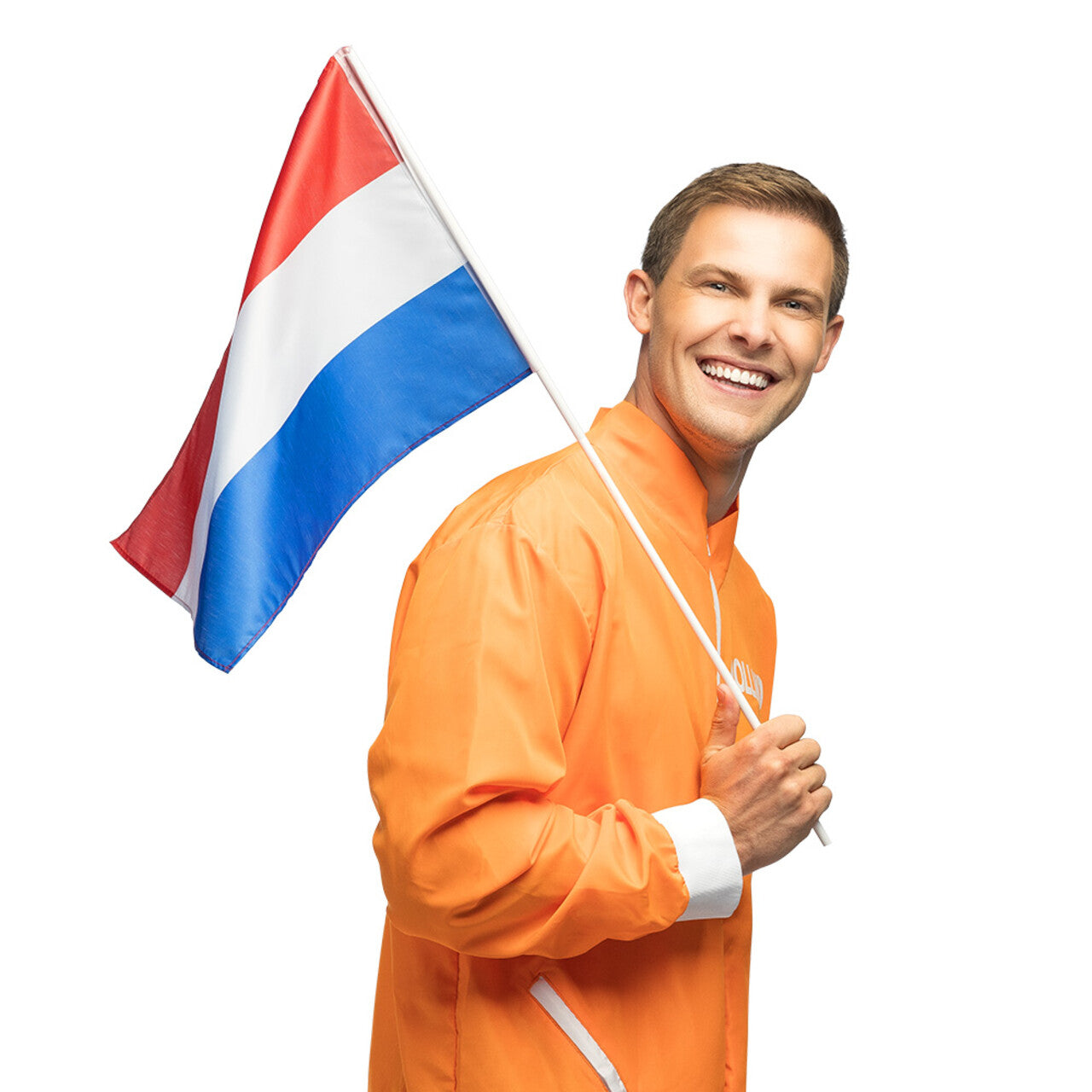 Op deze afbeelding zie je een Decoratie, van het merk Boland. Supporter Zwaaivlag Nederland