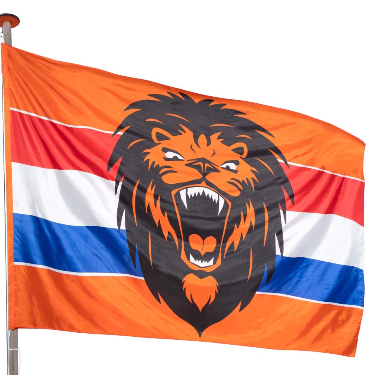 Op deze afbeelding zie je een Decoratie, van het merk Boland. Brullende Leeuw Vlag XXL