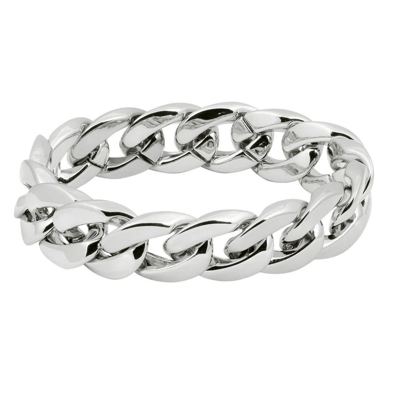 Op deze afbeelding zie je een Accessoires, van het merk Boland. Big Bling Armband Zilver