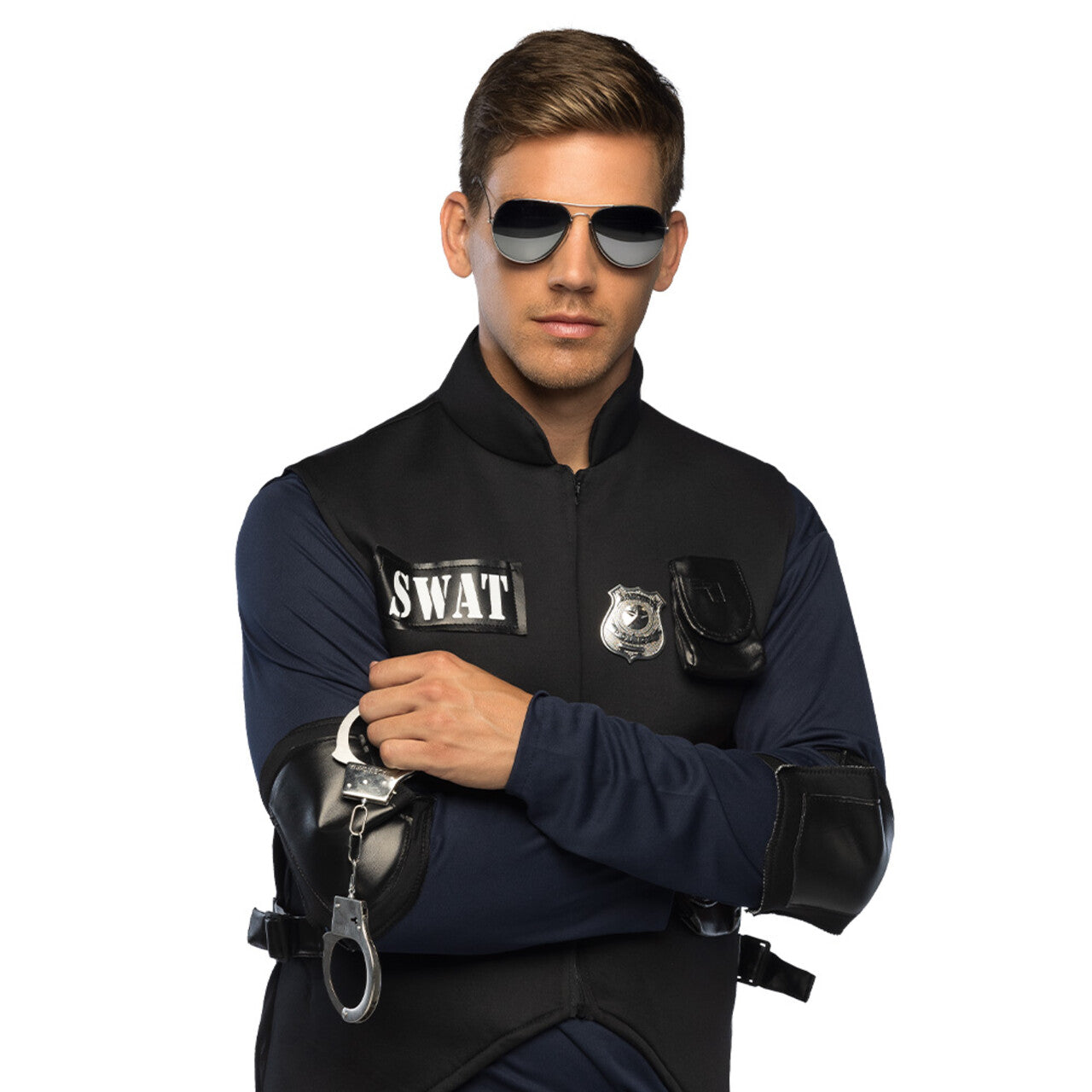 Op deze afbeelding zie je een Kostuums, van het merk Boland. Accessoire Set Stoere Agent Kostuum