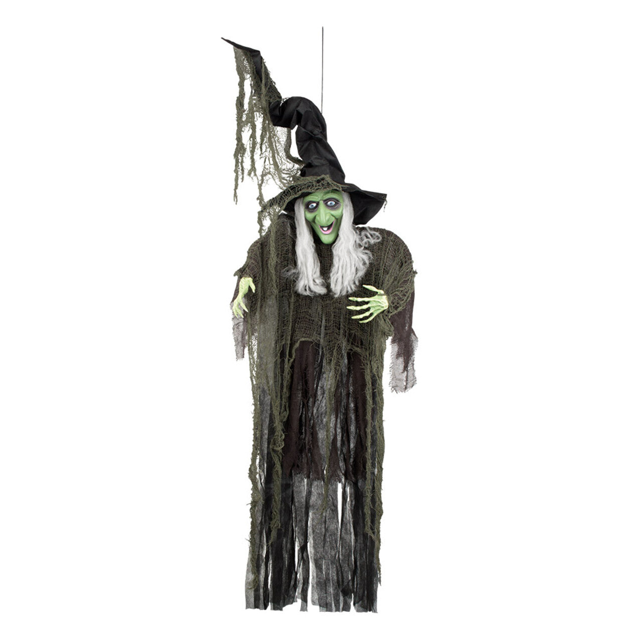 Op deze afbeelding zie je een Decoratie, van het merk Boland. Hangdecoratie Gemene Groene Heks Grundelia
