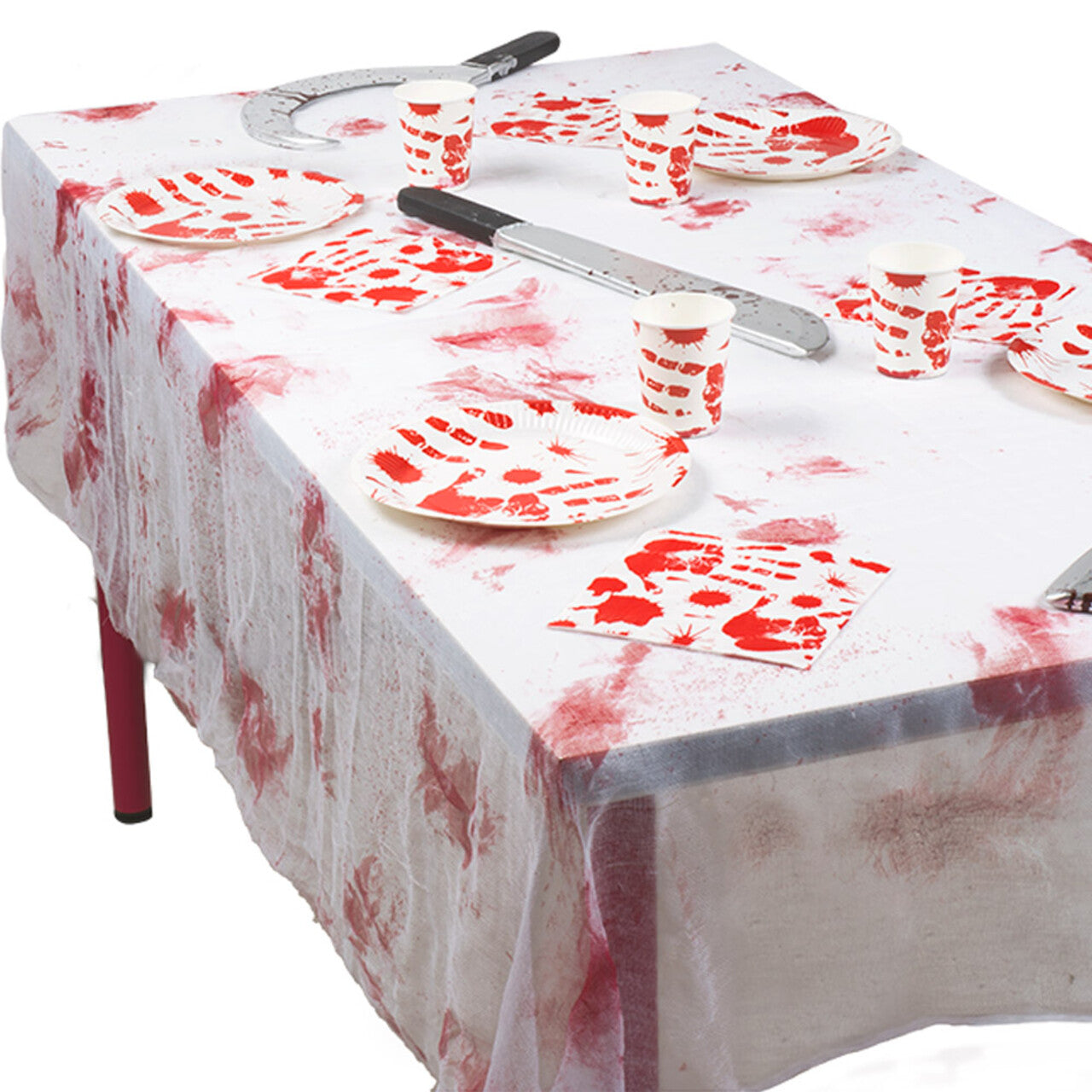 Op deze afbeelding zie je een Decoratie, van het merk Boland. Tafelkleed Bloody Dinner