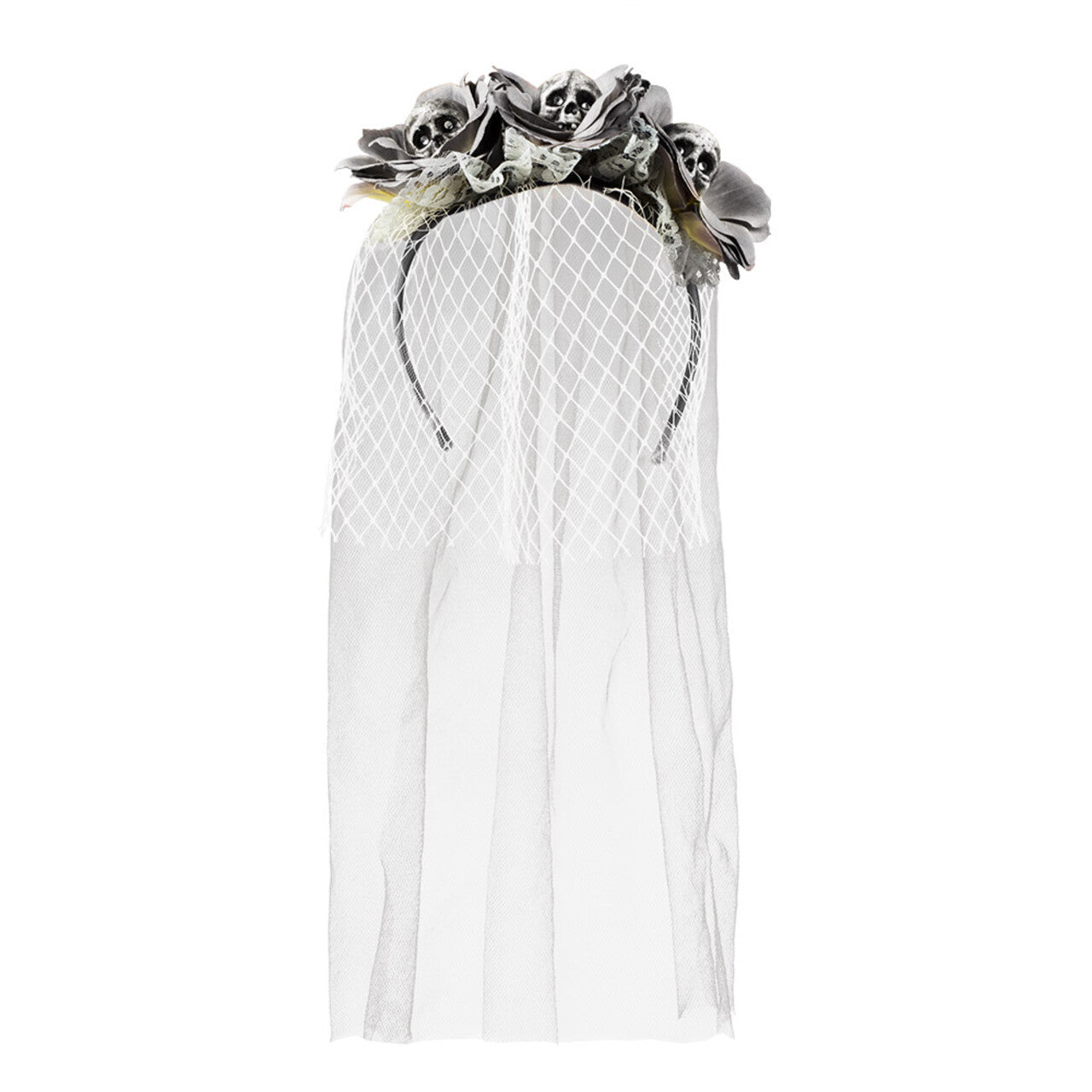 Op deze afbeelding zie je een Accessoires, van het merk Boland. Hoofdband Met Sluier En Bloemen Day Of The Bride