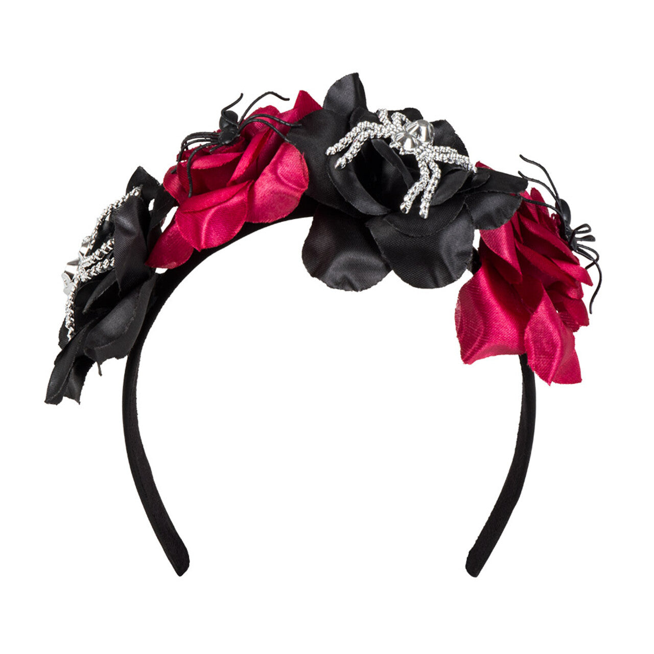 Op deze afbeelding zie je een Accessoires, van het merk Boland. Haarband Bloemen Met Spinnen