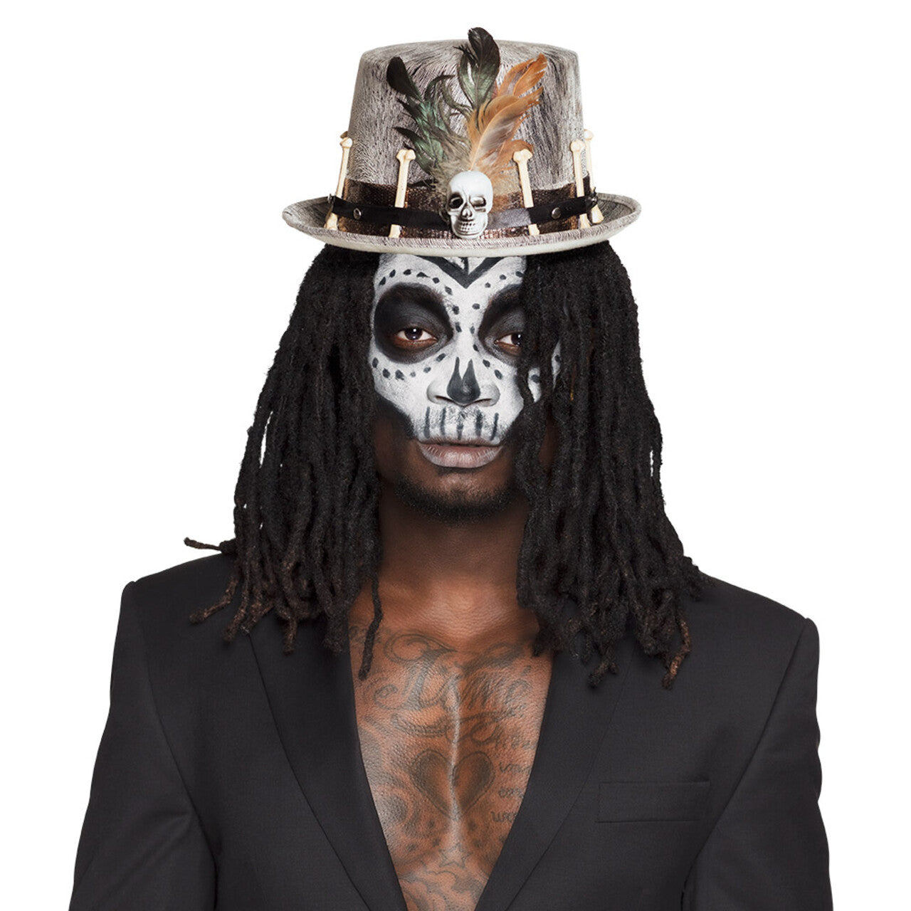Op deze afbeelding zie je een Accessoires, van het merk Boland. Hoed Voodoo Priester