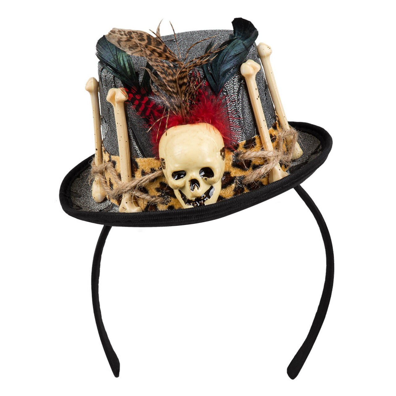 Op deze afbeelding zie je een Accessoires, van het merk Boland. Skully Freda Voodoo Diadeem