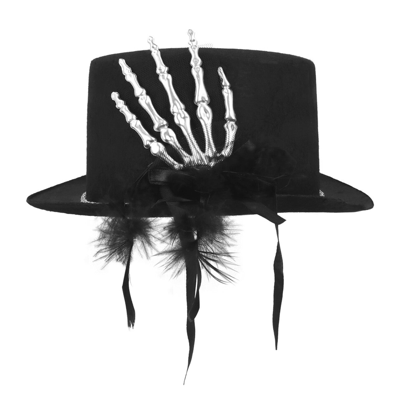 Op deze afbeelding zie je een Accessoires, van het merk Boland. Hoed Halloween Silver Claw